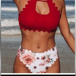 Beachsissi Selvedge high waist bikini